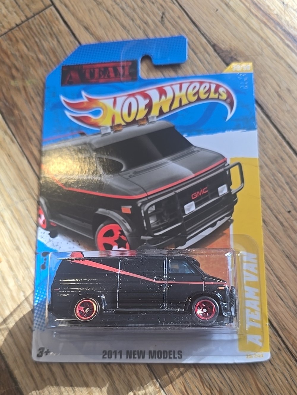 Hot wheels A-Team Van 39/50 Black 2011 New Models 1:64 - NEW IN A PACK